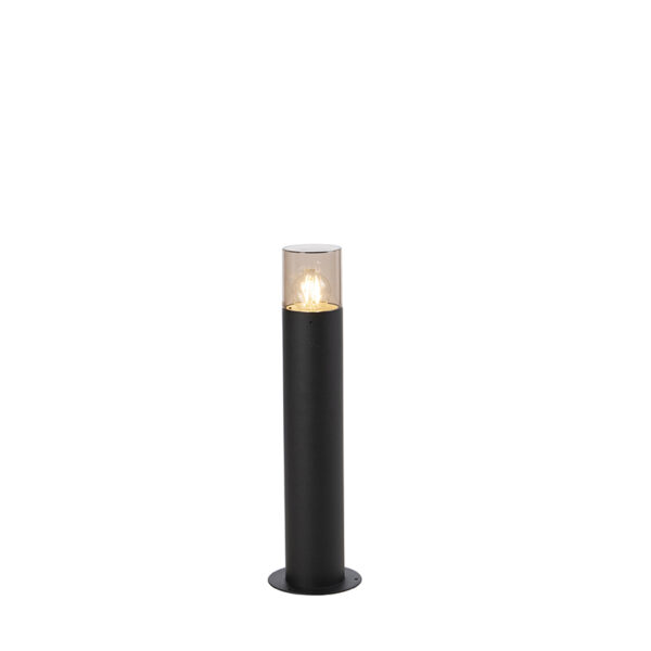 staande buitenlampen Moderne buitenlamp zwart 50 cm Odense Roestvrij staal Transparant Een echte eyecatcher als buitenverlichting is deze Dit buitenarmatuur