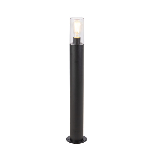 staande buitenlampen Moderne buitenlamp zwart 80 cm Rullo Roestvrij staal Zwart Gezellige deze Rullo. Mooi afgewerkt in een zwarte kleur en RVS. De lamp heeft