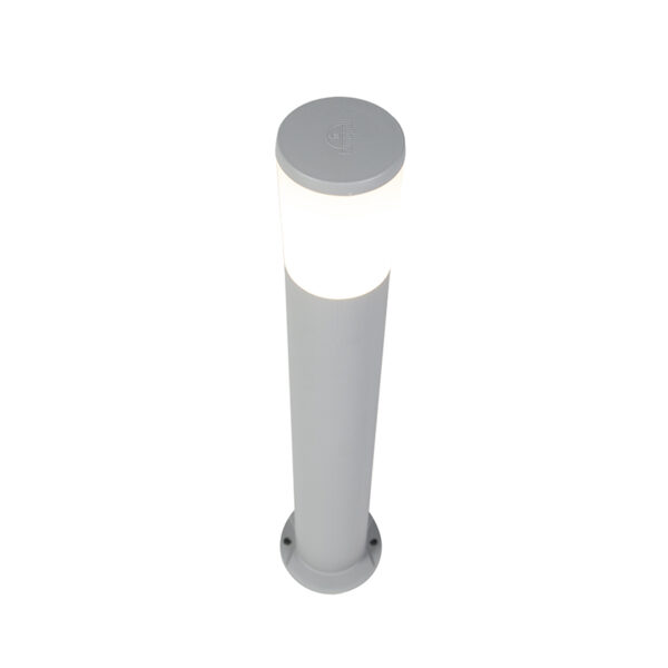 Moderne buitenpaal grijs 80 cm IP55 incl. E27 - Carlo - Afbeelding 2