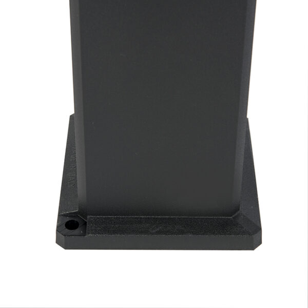 Moderne buitenpaal zwart 80 cm incl. LED IP55 - Elisa - Afbeelding 2