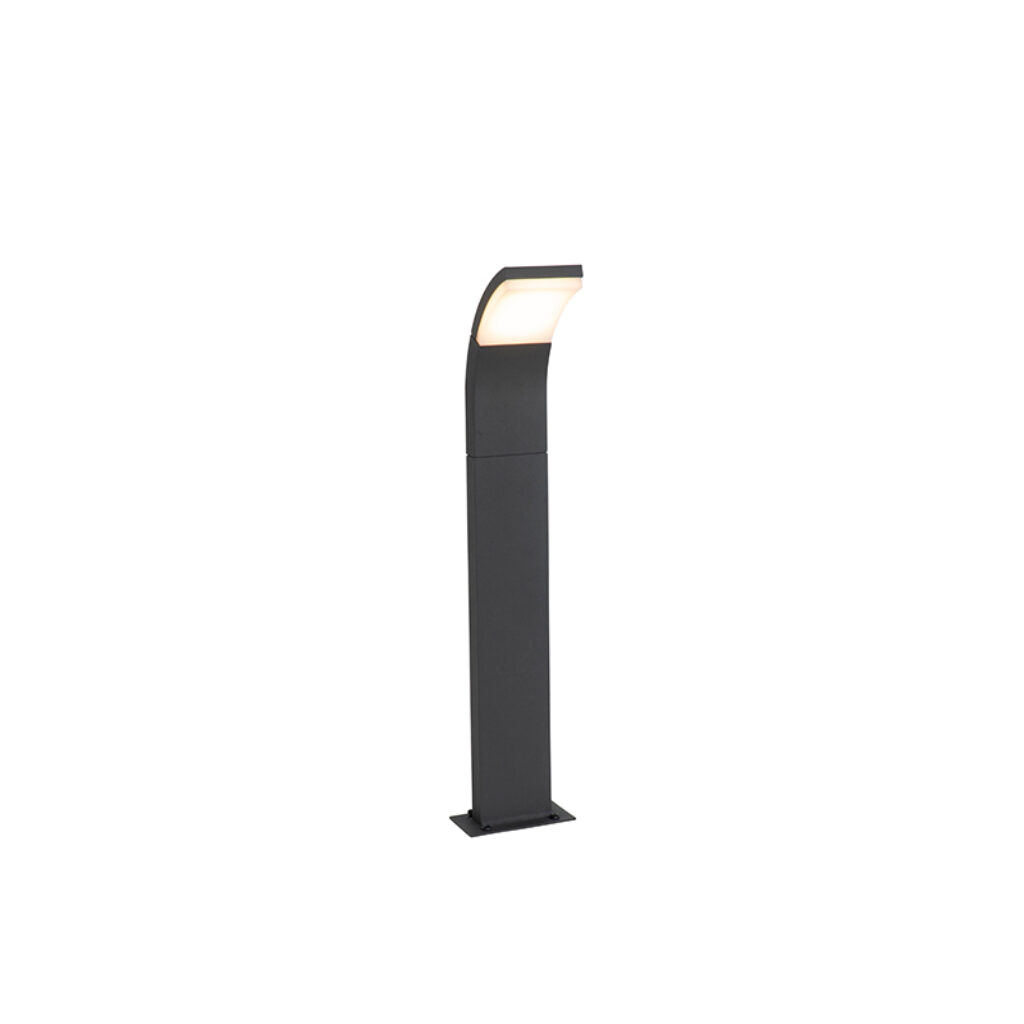 staande buitenlampen Moderne buitenpaaltje antraciet 60 cm incl. LED IP54 Litt AluminiumKunststof Donkergrijs Kleed je tuin gezellig aan met deze mooie