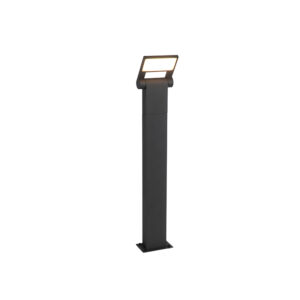 staande buitenlampen Moderne buitenpaaltje antraciet 60 cm incl. LED IP54 Zane AluminiumKunststof Donkergrijs Kleed je tuin gezellig aan met deze mooie