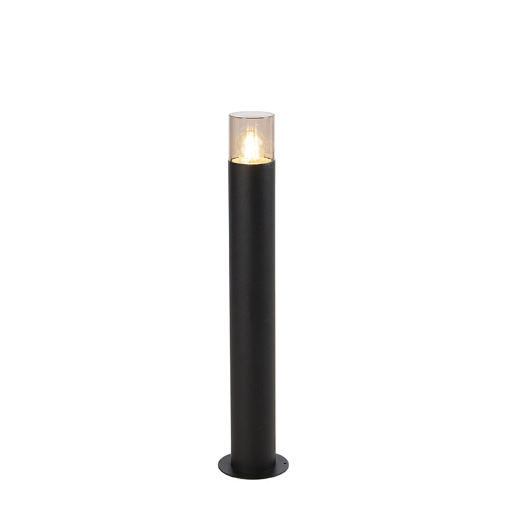 staande buitenlampen Smart buitenlamp zwart 70 cm incl. WiFi A60 Odense Roestvrij staal Zwart Een echte eyecatcher als buitenverlichting is deze Dit
