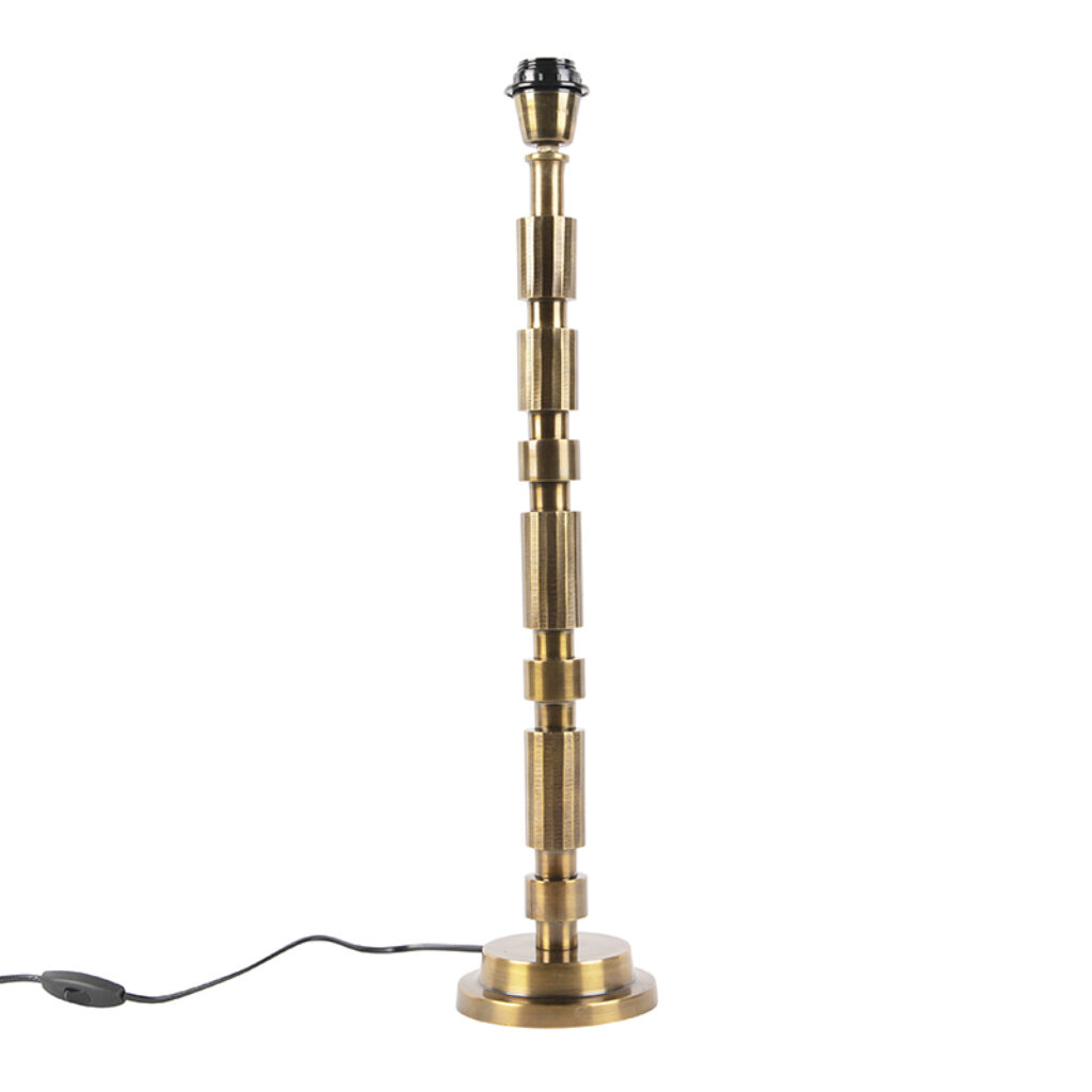 tafellampen Art Deco tafellamp brons zonder kap Torre StaalAluminium Brons heeft de Een trendy volledig uitgevoerd volgens Hij is afgewerkt in en speciale vorm