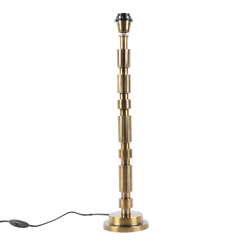 tafellampen Art Deco tafellamp brons zonder kap Torre StaalAluminium Brons heeft de Een trendy volledig uitgevoerd volgens Hij is afgewerkt in en speciale vorm