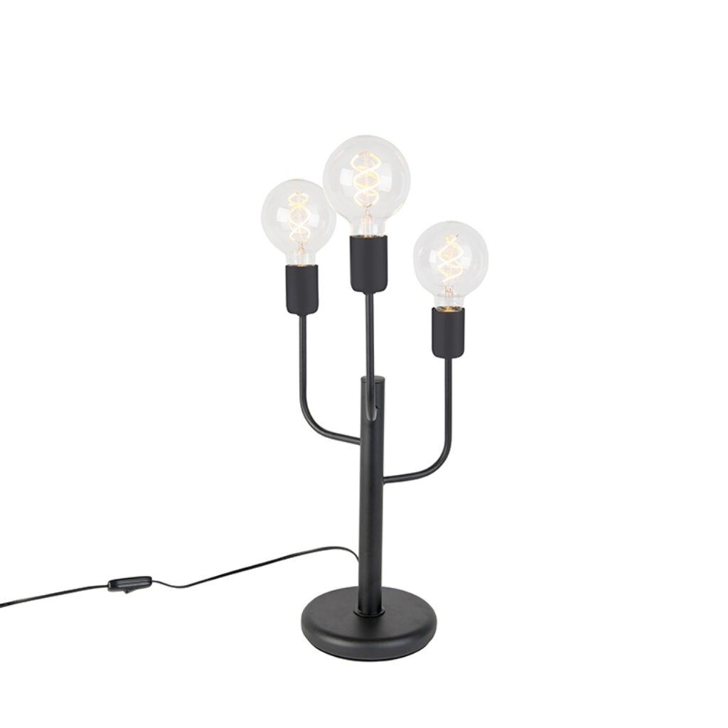 tafellampen Art Deco tafellamp zwart Facile Metaal Zwart De perfecte keuze voor iedere liefhebber van minimalistische Kies de onmiskenbare charme die met zich
