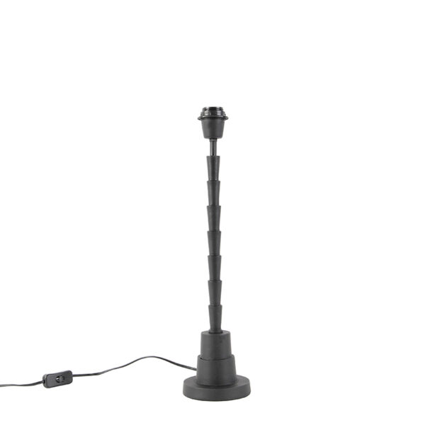 tafellampen Art Deco tafellamp zwart zonder kap Pisos StaalAluminium Zwart Terug naar de jaren met Een trendy volledig uitgevoerd volgens termen in een tijdloze