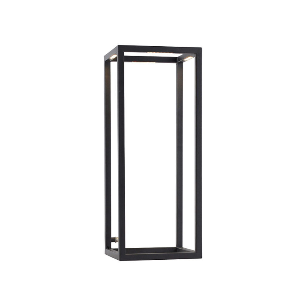 tafellampen Buiten tafellamp zwart incl. LED IP44 Petar Staal Zwart Haal een echte eyecatcher in huis met deze Deze lamp is gemaakt van staal en afgewerkt