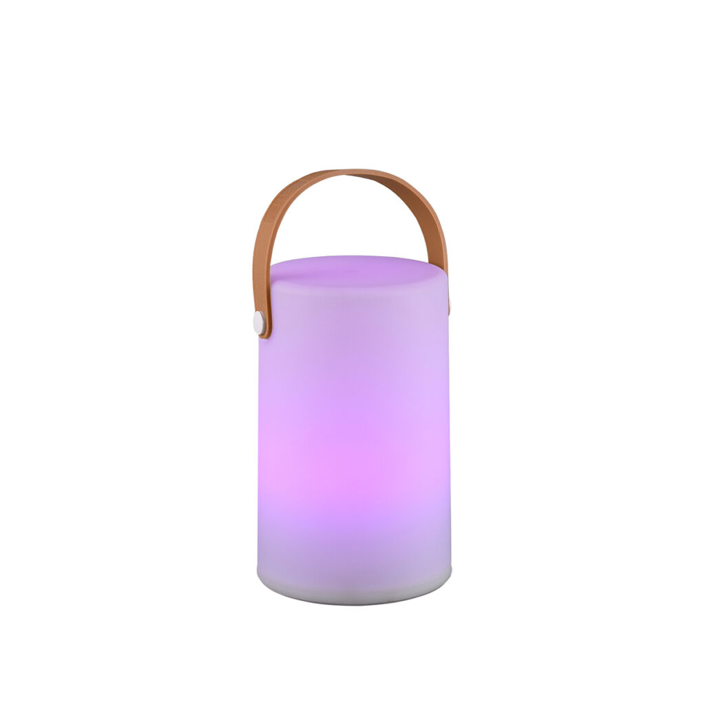 tafellampen Design buiten tafellamp wit oplaadbaar met RGB IP44 Stephan Kunststof Wit Waar kun je het beste sfeer mee Licht Tafellamp heeft het. De is gemaakt