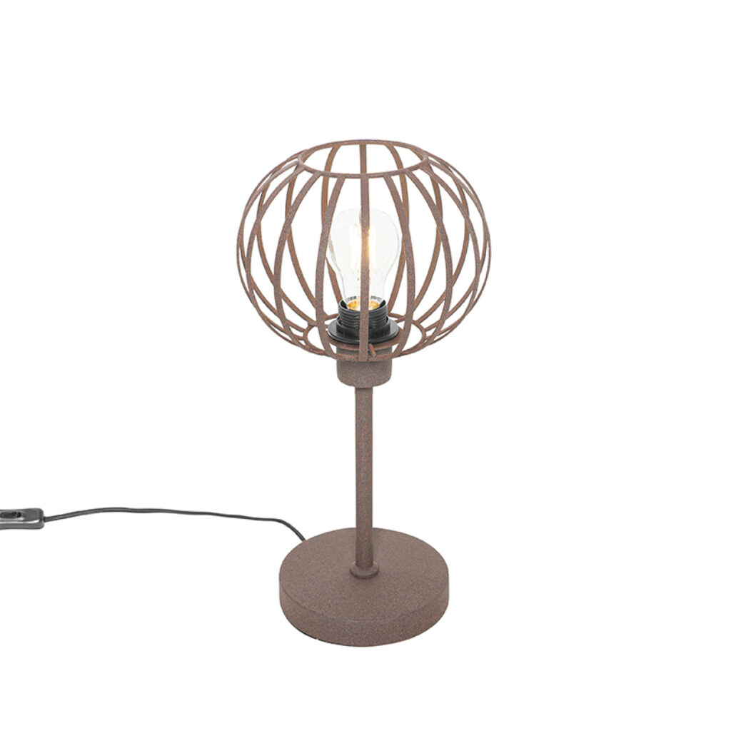 tafellampen Design tafellamp roestbruin Johanna Staal Roestbruin Een tijdloze in een design jasje deze Johanna. mooie lamp afgewerkt roestbruine kleur.. Hij