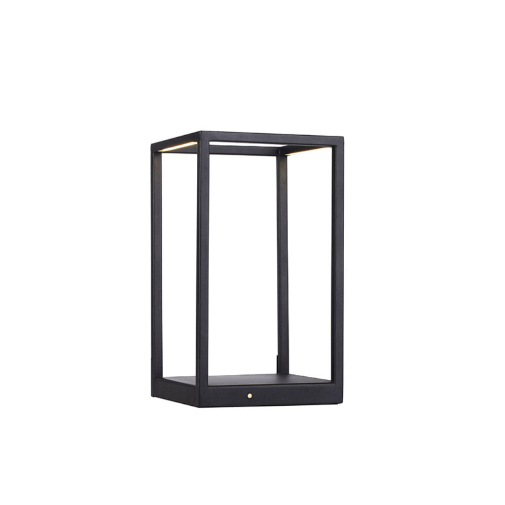 tafellampen Design tafellamp zwart incl. LED met touch dimmer Jitske Staal Zwart Wauw wat een toffe design lamp is Haar unieke zorgt ervoor dat je er naar kan