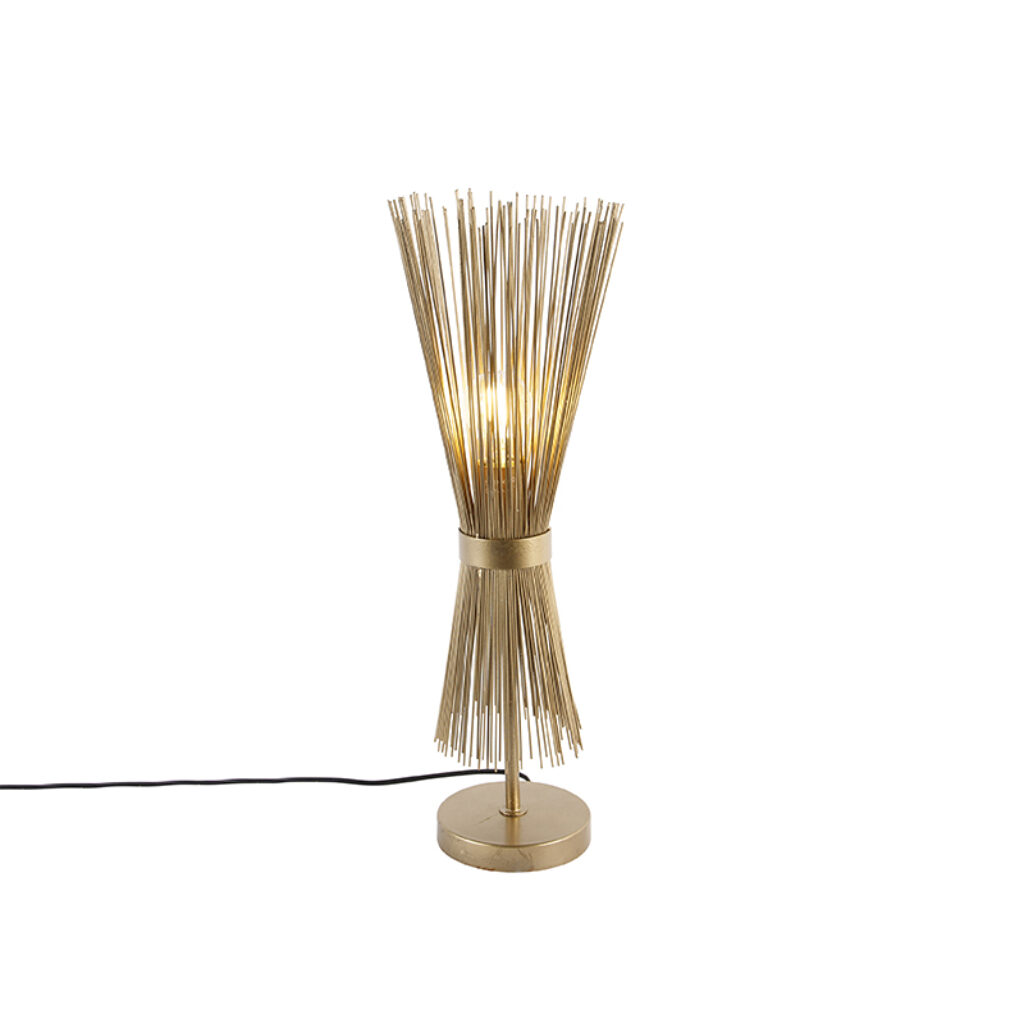 tafellampen Landelijke tafellamp messing Broom Staal Wauw wat een sfeervolle lamp is Hij verlicht de ruimte perfect en ook nog eens mooie accessoire. De heeft