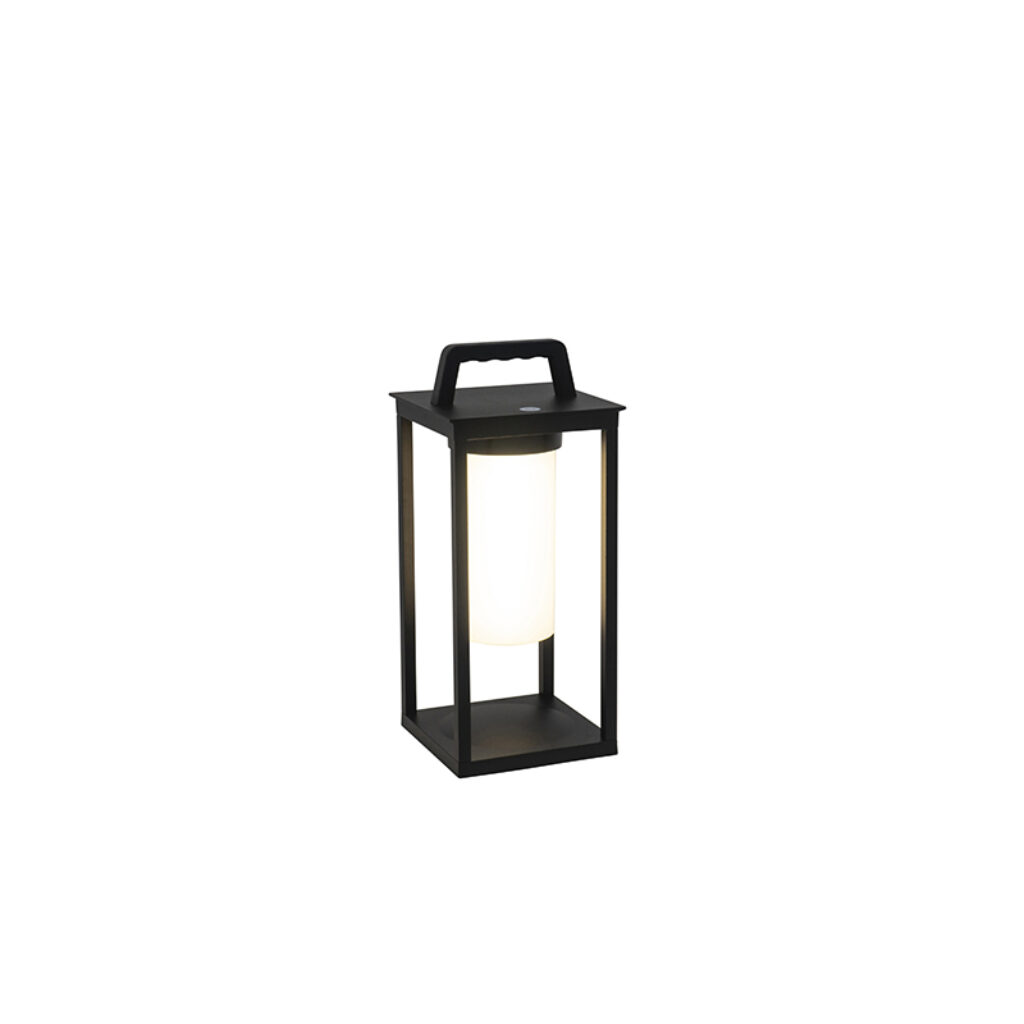 tafellampen Moderne buitenlamp zwart incl. LED oplaadbaar IP44 Denlu AluminiumKunststof Zwart is die niet mag ontbreken tijdens de avonden in je tuin of op