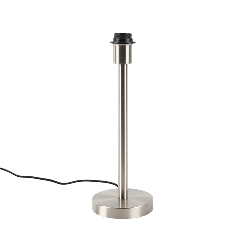 tafellampen Moderne tafellamp staal zonder kap Simplo Staal Hou jij wel van een moderne touch in je Dan is deze echt iets voor Hij wordt geleverd dus kan lamp