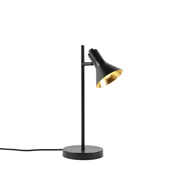 tafellampen Moderne tafellamp zwart met goud Magno Staal Zwart Een tijdloze deze Hij maximaliseert de sfeer en geeft je interieur een instant De meerwaarde in