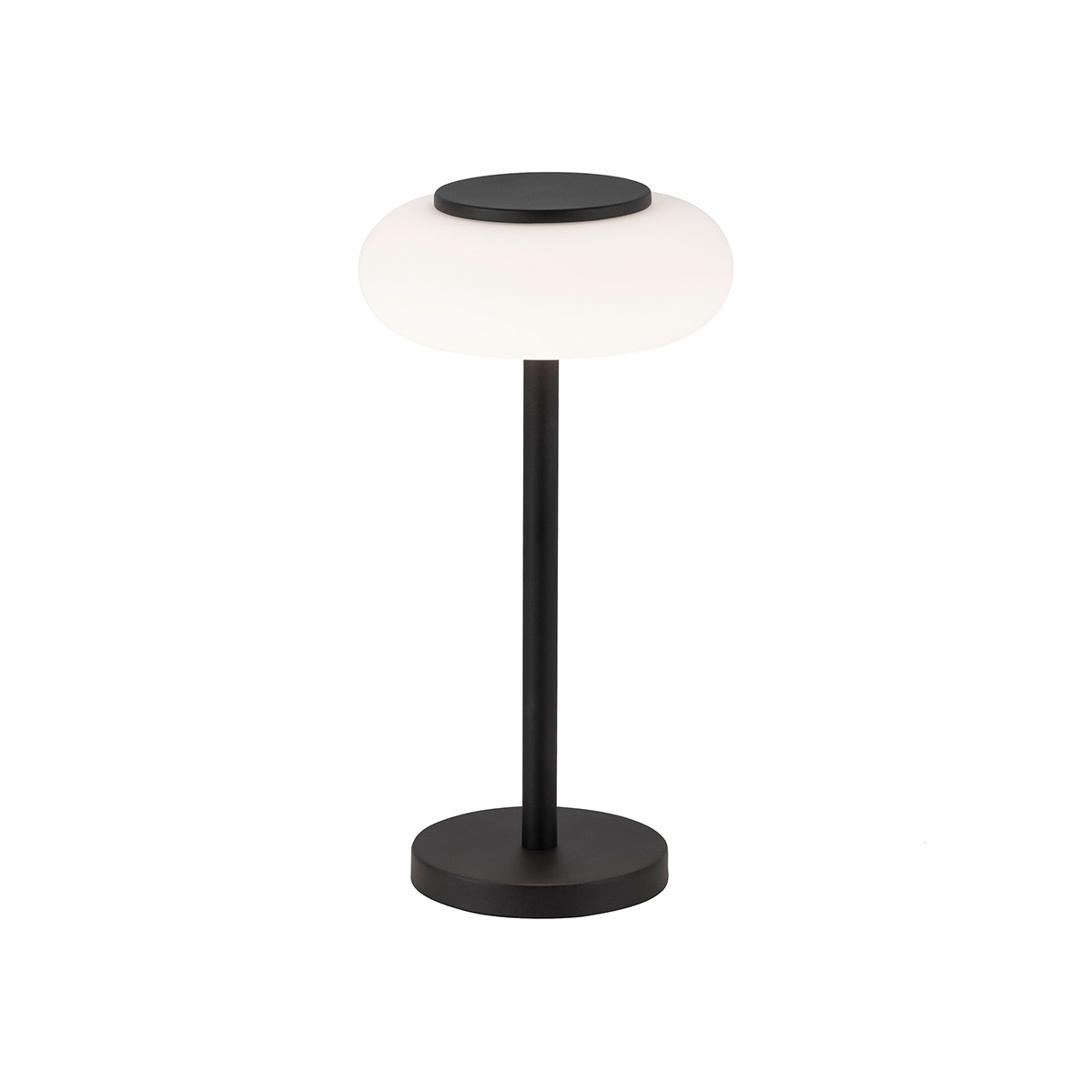 tafellampen Smart tafellamp zwart met afstandsbediening Loena Staal Zwart De smart van Paul Neuhaus is een innovatieve en stijlvolle lamp die perfect voor elke