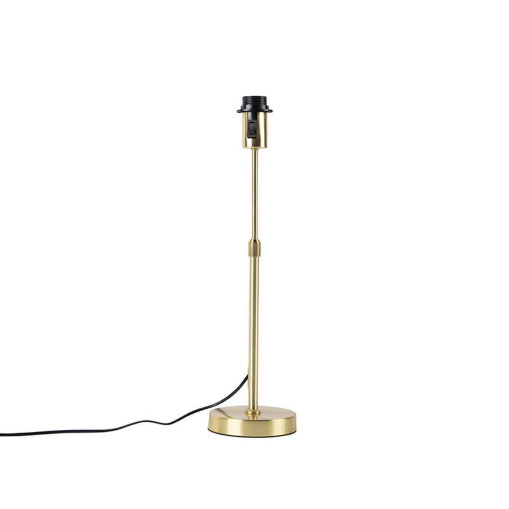 tafellampen Tafellamp goud verstelbaar Parte Metaal Een tijdloze tafellamp afgewerkt in metaal. Je kan alle kanten op met deze vrolijke lampenkap als eyecatcher