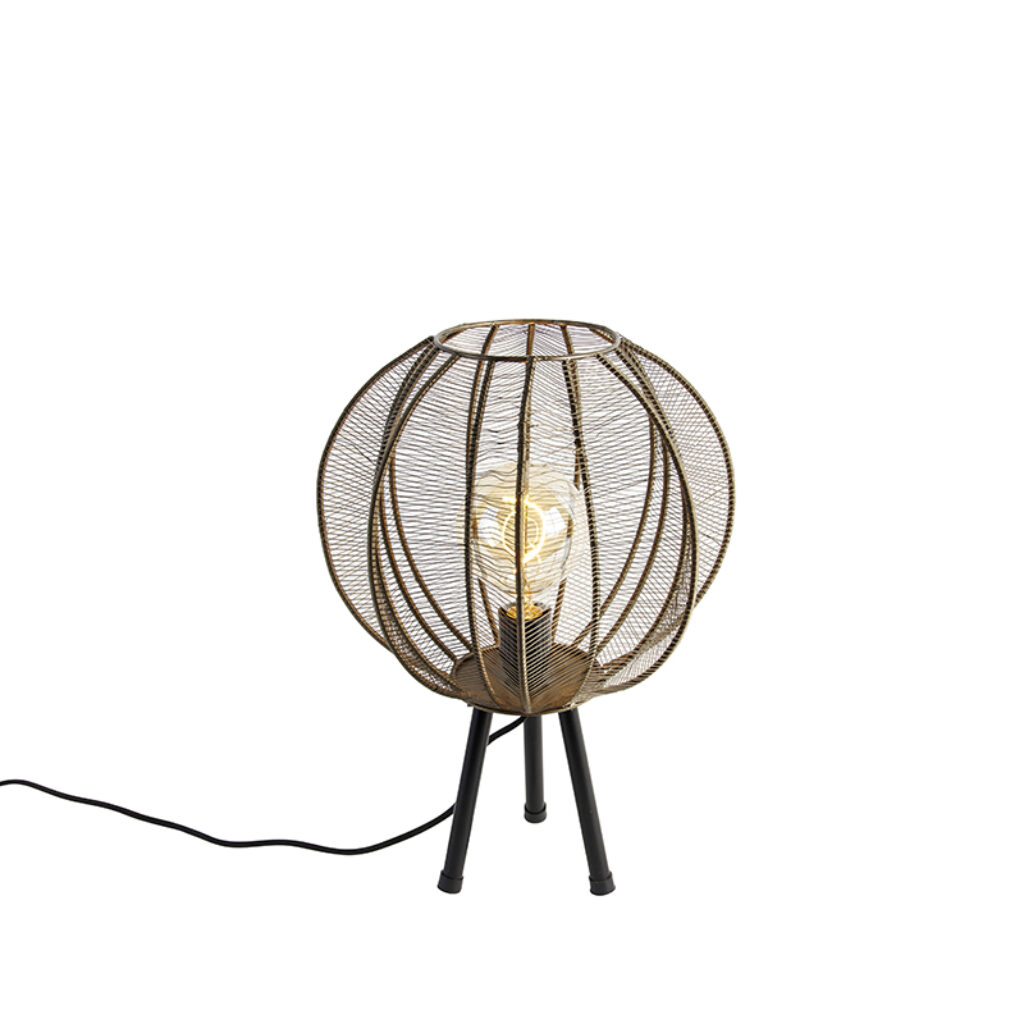 tafellampen tripod tafellamp brons met zwart Dong Staal Brons Een gezellig lichtpunt in huis deze tafellamp. is een echte sfeermaker de hal slaapkamer of als
