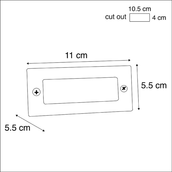 LED inbouwlamp LEDlite Recta - Afbeelding 3
