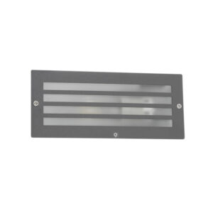 tuinspots Moderne inbouwlamp donker grijs IP44 Hurricane Roestvrij staal Donkergrijs Deze handige inbouwarmatuur is gemaakt van RVS. Het licht wordt sfeervol