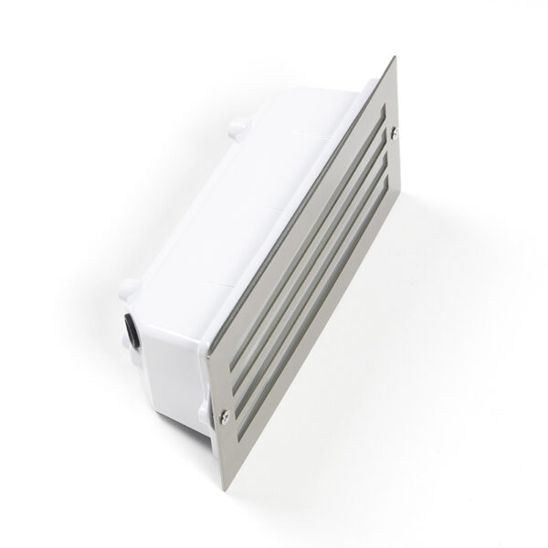 Moderne inbouwlamp staal IP44 - Hurricane - Afbeelding 2