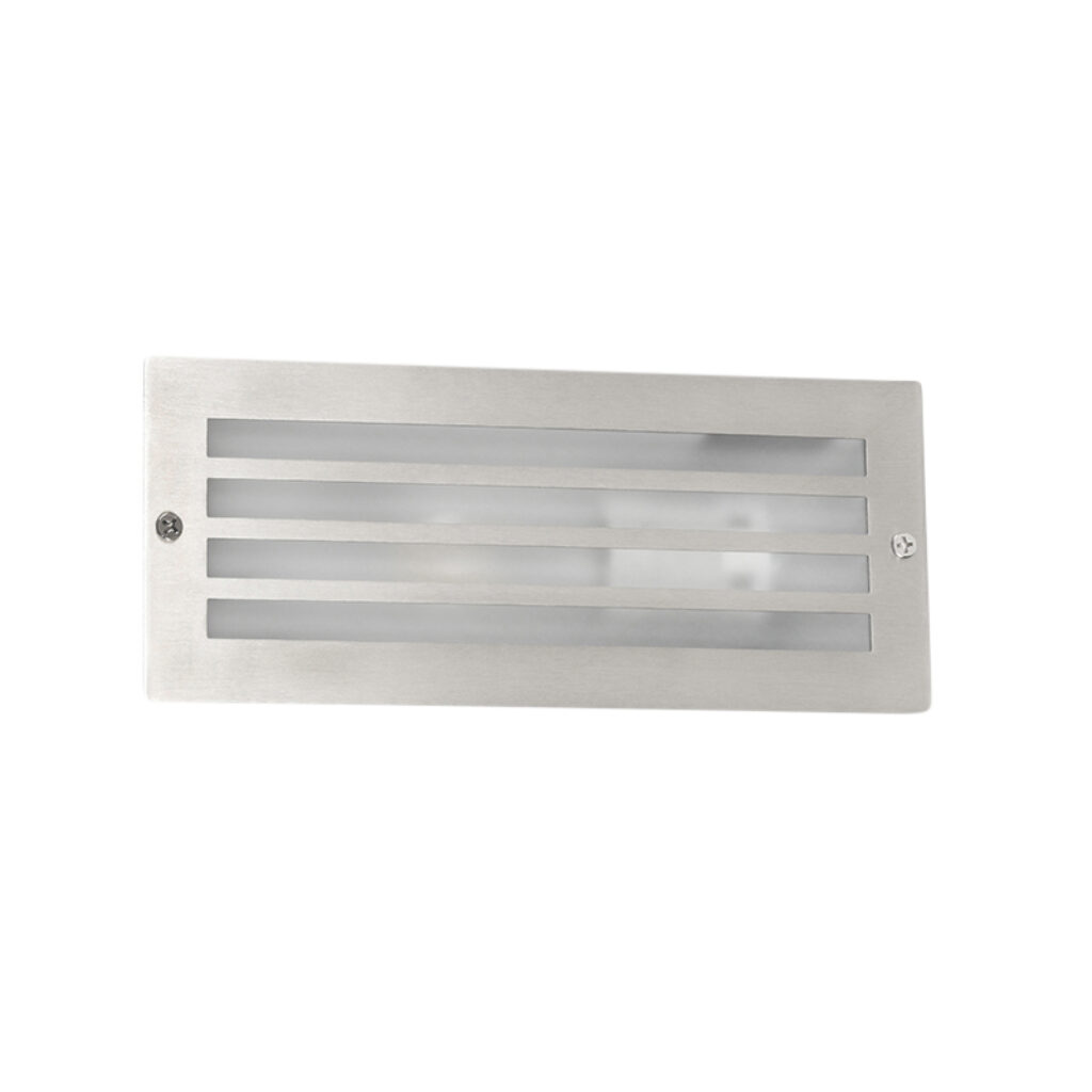 tuinspots Moderne inbouwlamp staal IP44 Hurricane Roestvrij Staal Deze handige inbouwarmatuur is gemaakt van RVS. Het licht wordt sfeervol door de verdeeld.