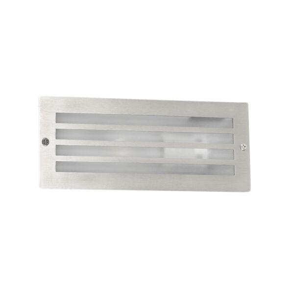 tuinspots Moderne inbouwlamp staal IP44 Hurricane Roestvrij Staal Deze handige inbouwarmatuur is gemaakt van RVS. Het licht wordt sfeervol door de verdeeld.