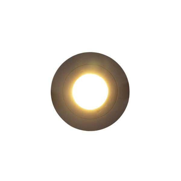 Moderne inbouwspot zwart rond IP44 - Xena - Afbeelding 2