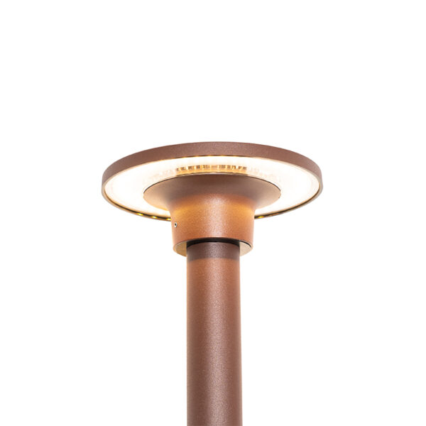 Moderne prikspot roestbruin incl. LED IP54 - Skyf - Afbeelding 2