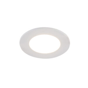 tuinspots Set van 6 inbouwspots wit incl. LED dimbaar IP65 Blanca Kunststof Wit Op zoek naar mooie voor in de Deze set voorziet meteen je hele badkamer De komen