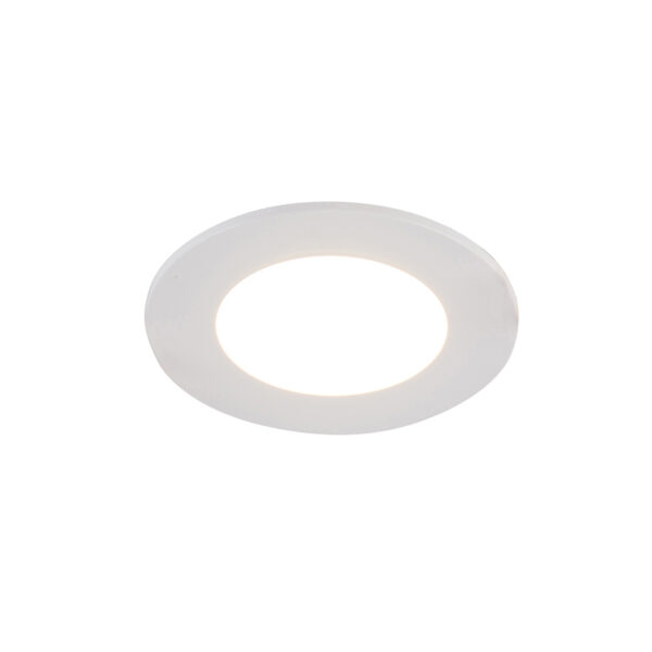 tuinspots Set van 6 inbouwspots wit incl. LED dimbaar IP65 Blanca Kunststof Wit Op zoek naar mooie voor in de Deze set voorziet meteen je hele badkamer De komen