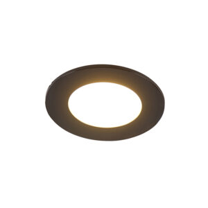 tuinspots Set van 6 inbouwspots zwart incl. LED dimbaar IP65 Blanca Kunststof Zwart Ben je op zoek naar een set Zoek dan niet De blanca bevat maar liefst zes
