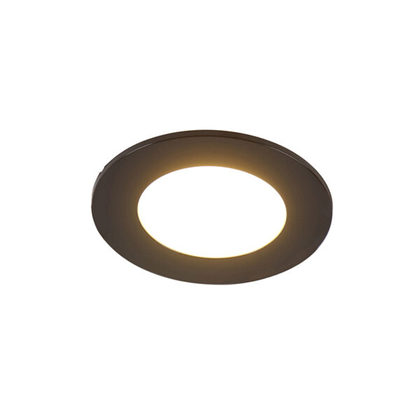 tuinspots Set van 6 inbouwspots zwart incl. LED dimbaar IP65 Blanca Kunststof Zwart Ben je op zoek naar een set Zoek dan niet De blanca bevat maar liefst zes