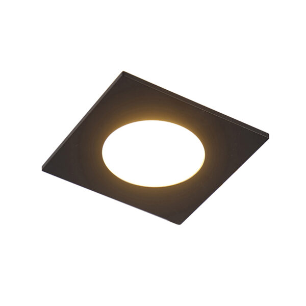 tuinspots Set van 6 inbouwspots zwart incl. LED dimbaar IP65 Simply Kunststof Zwart Deze moderne staan mooi in een strakke inrichting. Als je op zoek bent naar