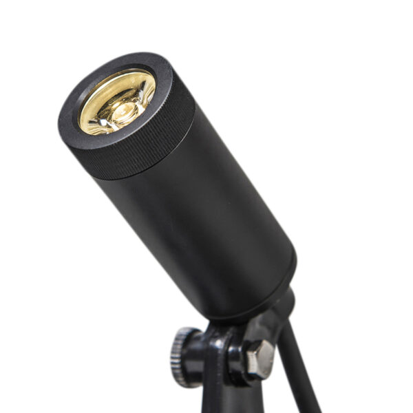 Set van 4 prikspots zwart incl. LED IP68 - Garly - Afbeelding 2