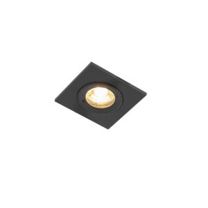 tuinspots Smart inbouwspot zwart vierkant IP44 incl. Wifi GU10 Xena Roestvrij staal Zwart Deze is een ware toevoeging aan je moderne en strakke interieur. Met