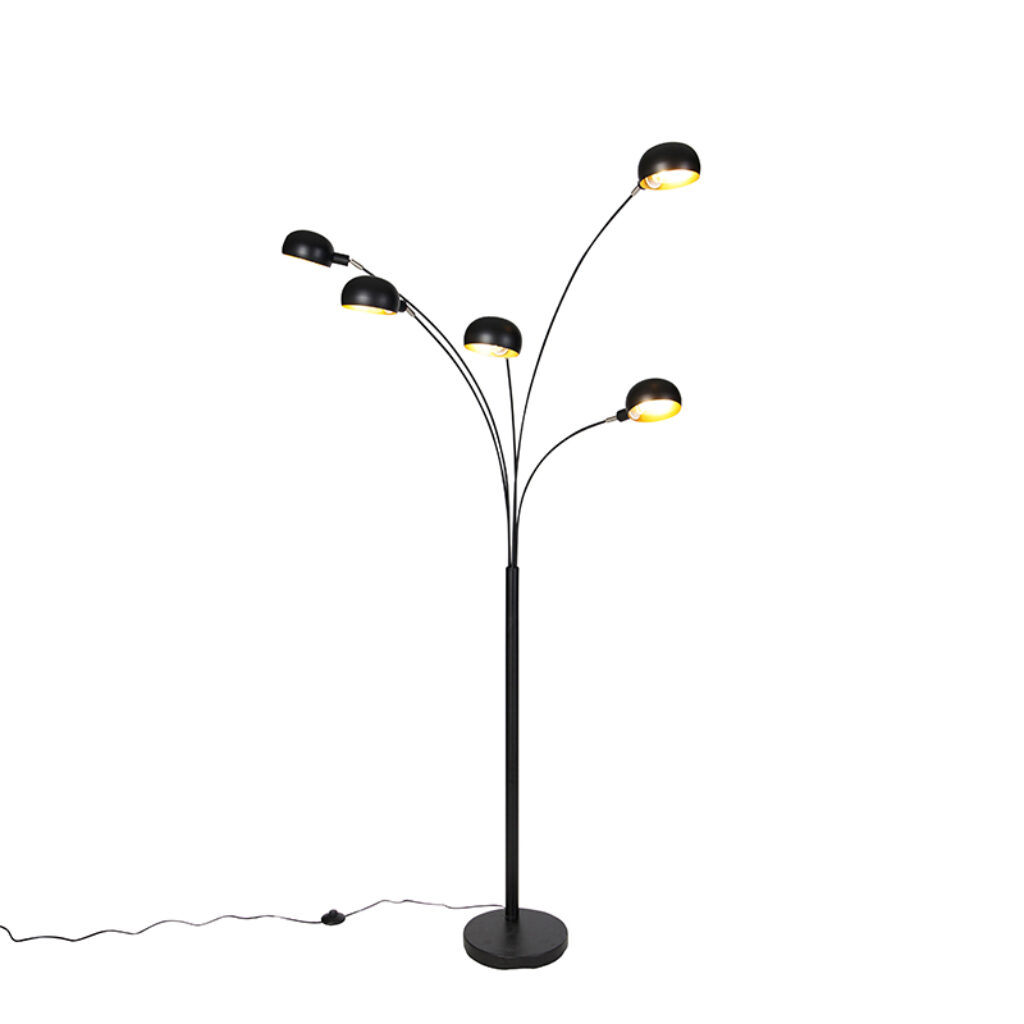 vloerlampen Design vloerlamp zwart Sixties Staal Zwart De Dat is een eyecatcher in jouw Hij afgewerkt mooie zwarte kleur wat hem erg tijdloos maakt. heeft