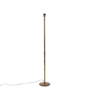 vloerlampen Klassieke vloerlamp goud zonder kap Simplo Metaal van De Simplo. gouden afwerking zorgt voor een klassieke tint. Maak je helemaal af met coole in