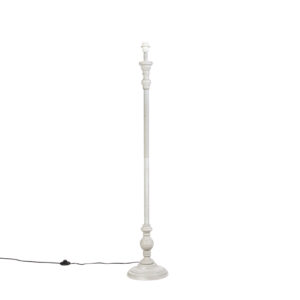 vloerlampen Klassieke vloerlamp grijs Classico HoutStaal Grijs Een klassieke in een tijdloze licht grijze kleur. Maak je interieur helemaal compleet met deze