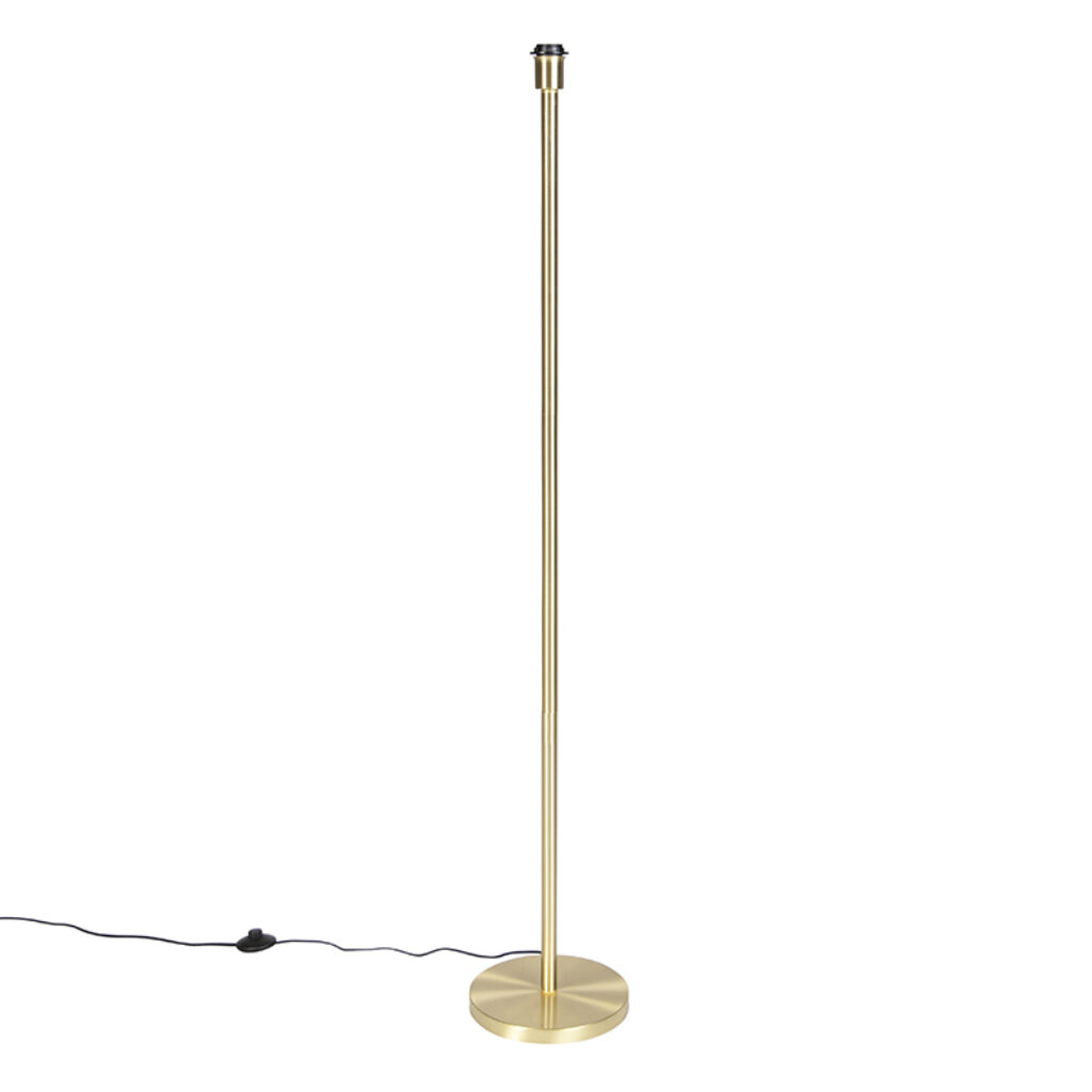 vloerlampen Klassieke vloerlamp messing zonder kap Simplo Staal Wil jij ook wat klassiek in Dan is deze echt iets voor Hij wordt geleverd dus je kan lamp