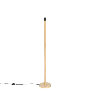 vloerlampen Landelijke vloerlamp hout zonder kap Mels Hout Naturel Haal de natuur in huis met deze landelijke gemaakt kap. brengt sfeer bijvoorbeeld je eetkamer