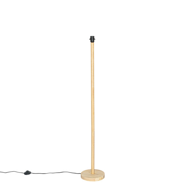 vloerlampen Landelijke vloerlamp hout zonder kap Mels Hout Naturel Haal de natuur in huis met deze landelijke gemaakt kap. brengt sfeer bijvoorbeeld je eetkamer
