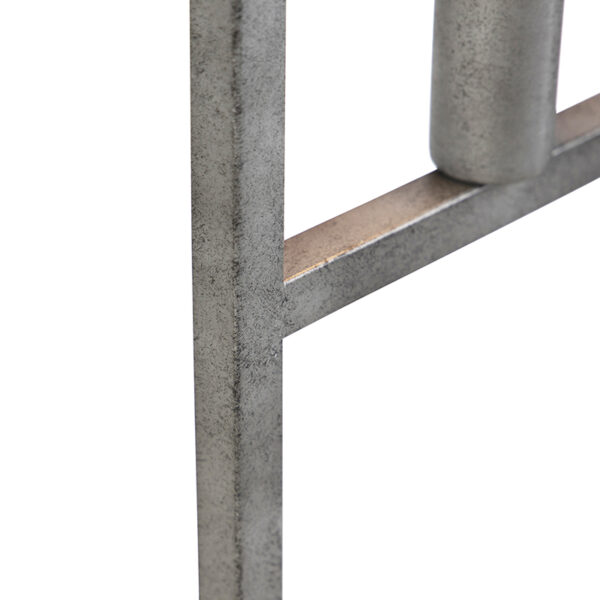 Moderne vloerlamp antiek zilver 2-lichts - Simple Cage 2 - Afbeelding 2