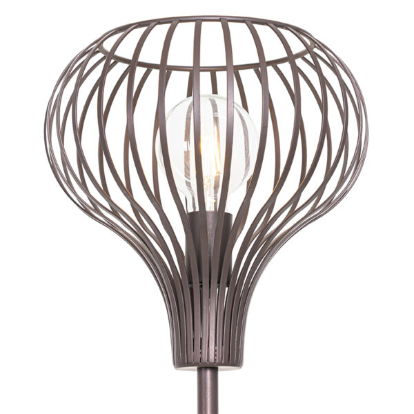 Moderne vloerlamp bruin - Saffira - Afbeelding 2
