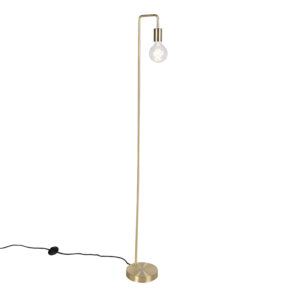 vloerlampen Moderne vloerlamp messing Facil Staal De perfecte keuze voor iedere liefhebber van minimalistische en moderne Kies de onmiskenbare charme die deze