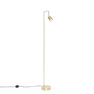 vloerlampen Moderne vloerlamp messing verstelbaar Java Staal Extra licht bijschijnen was nog nooit zo makkelijk met deze moderne vloerlamp. is gemaakt van staal