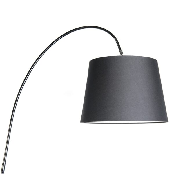 Moderne vloerlamp met zwarte kap - Bend - Afbeelding 2