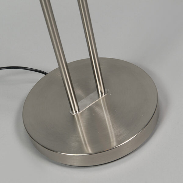 Moderne vloerlamp staal dimbaar - Luxor - Afbeelding 3