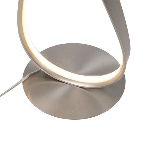 Moderne vloerlamp staal incl. LED en dimmer - Belinda - Afbeelding 2
