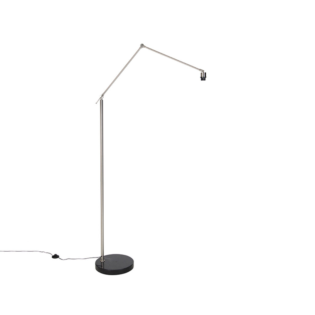 vloerlampen Moderne vloerlamp staal verstelbaar Editor Staal Ben jij op zoek naar een moderne De is strak model en kun je helemaal customizen met lampenkap
